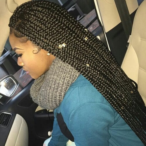 Featured image of post Long Medium Big Box Braids - Just remember to add cropped extensions if you want big or jumbo braids.