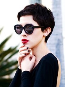 Curly Pixie Cut