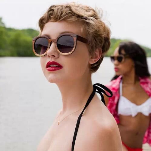 Pixie Cut Curly Hair Vintage Diva Style