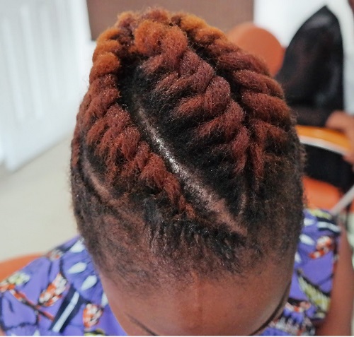 Flat Twists with a Coat of Color