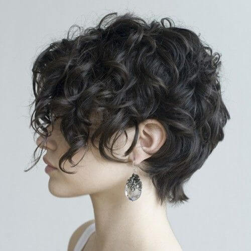 short curly hairstyle