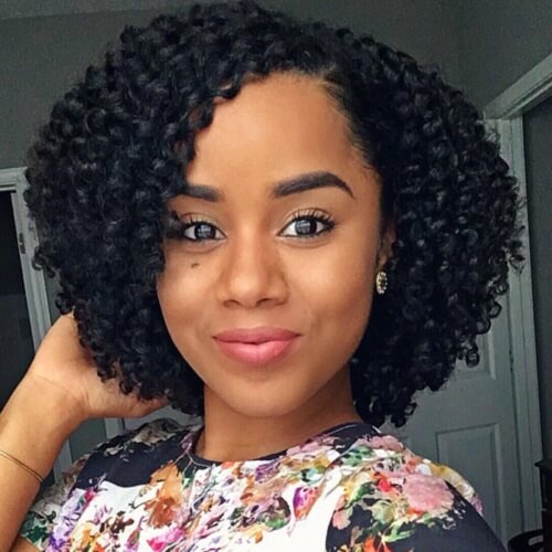 Sweet Natural Curly Hairstyles