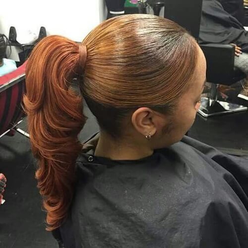 black ponytail hairstyles