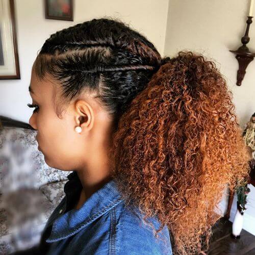 African American Curly Hairstyle