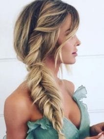 Side Braided Homecoming Hairstyles