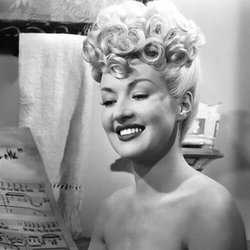 Betty Grable Poodle Hair