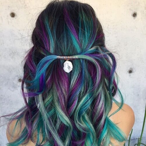 50 Teal Hair Color Inspiration for an Instant WOW! Hair Motive
