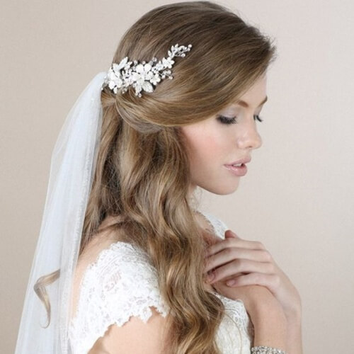 Wedding Hairstyles for Long Hair with Veil