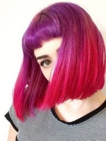 Purple and Fuchsia Hair