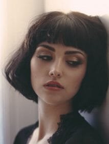 Short Haircuts for Fine Hair with Blunt Bangs