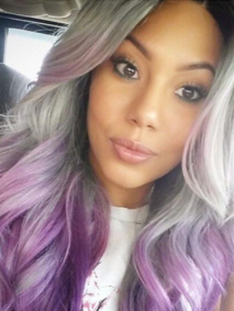 Lavender Silver Hairstyle