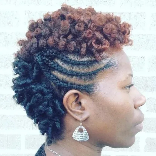 Afro Curls in Two Tones