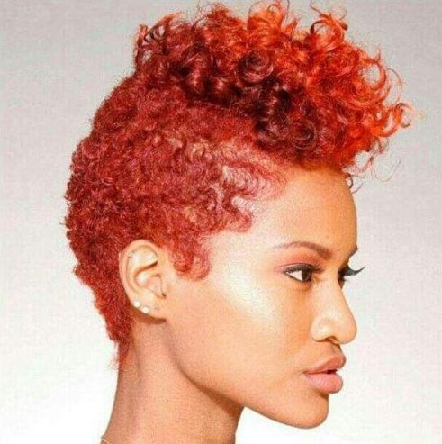 red curly mohawk