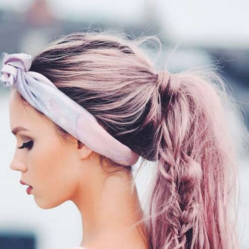 pastel lavender hair color for summer