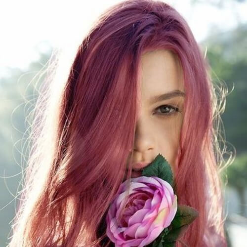 peony pink hair color for summer