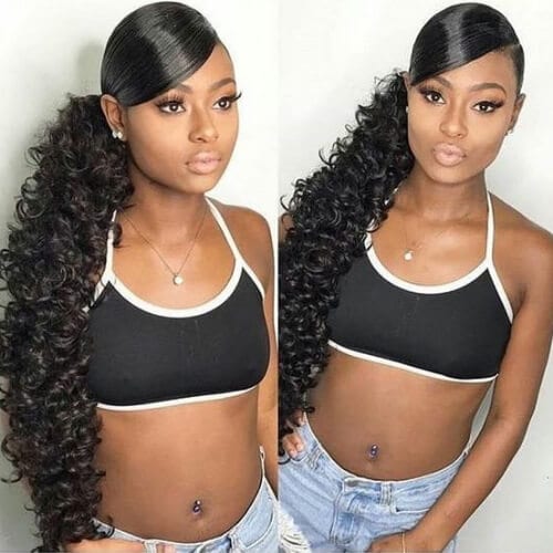 Image Result For Full Sew In Middle Part Wig Hairstyles | Hot Sex Picture