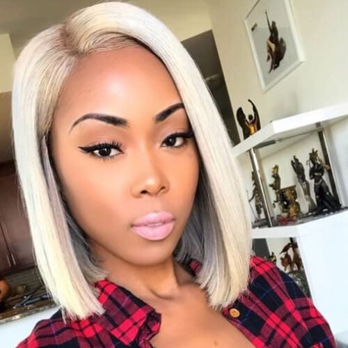 white bob sew in weave hairstyles