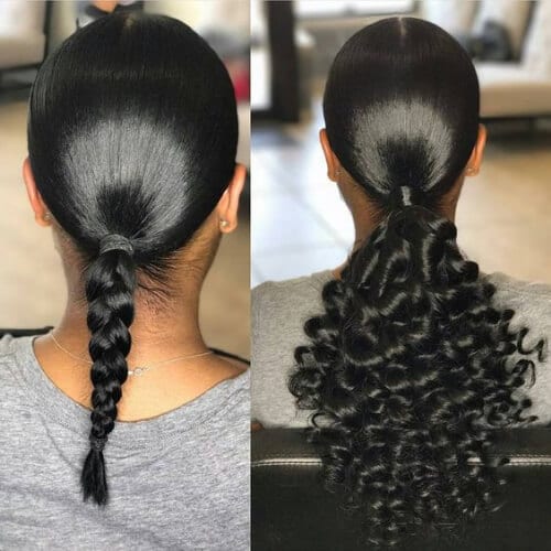 braid hairstyles with weave