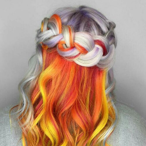 reverse ombre hair