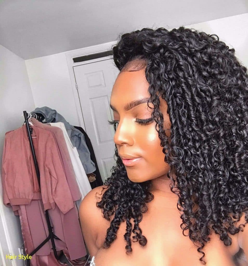 woman with Transitioning Hair