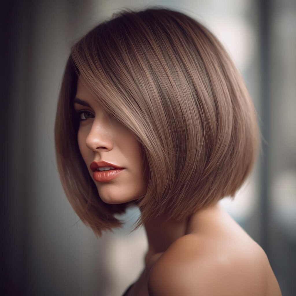 Feathered Bob Haircut