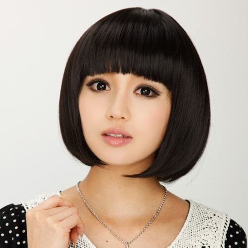 Straight Bob Hairstyles with Bangs