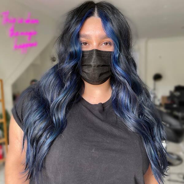 Amazon.com : 12 PCS Blue Hair Extensions Clip in, Colored Party Highlights  Extension for Kids Girls Synthetic Hairpiece Straight 22 inch : Beauty &  Personal Care