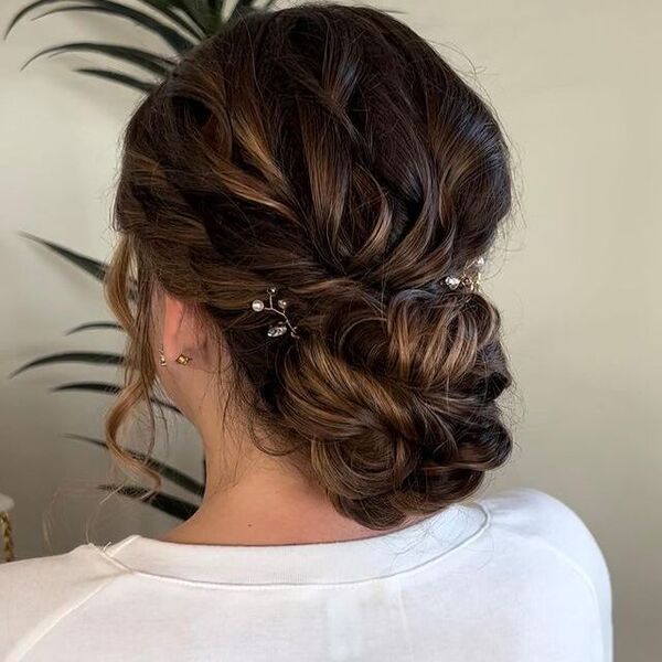 Formal Updo for Curly Hair