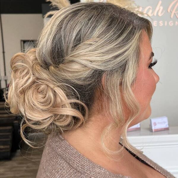 Low Tuck Updo Hair