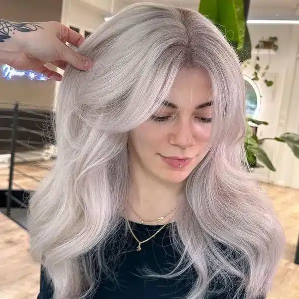 Platinum White Blonde Hair