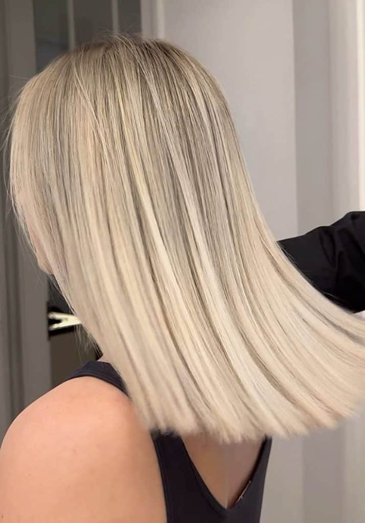 Milky Blond Air Touch