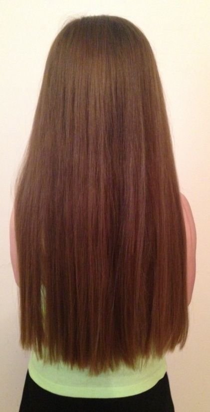 Square one length haircut