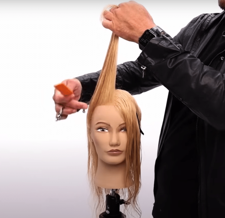 Bring hairs together section wise