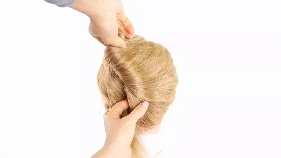 French Twist Hair Step 5