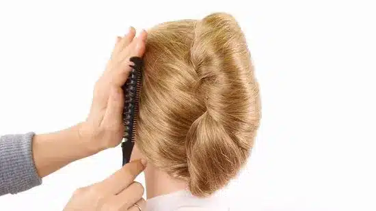 French Twist Hair Step 7