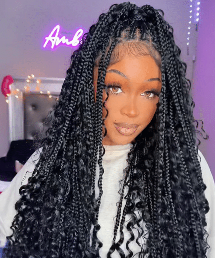 Boho Knotless Box Braids