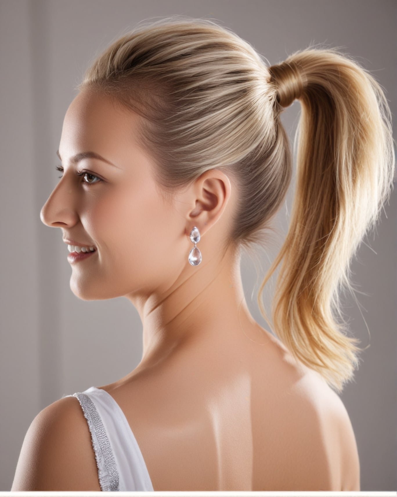 Women with pony tail