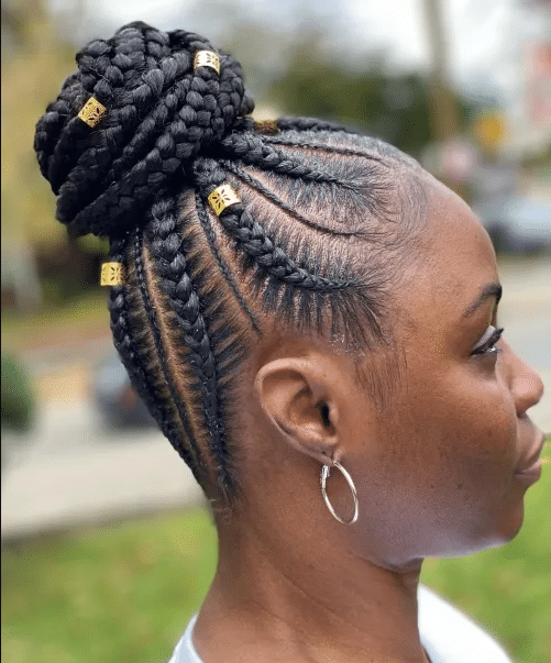 Simple Stitch Braided Cornrow