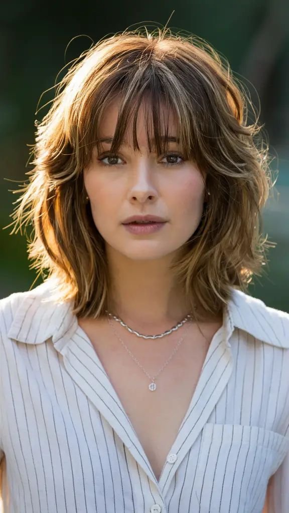 Wispy bangs