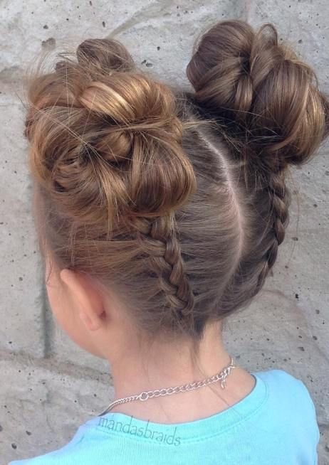 braided double hair style
