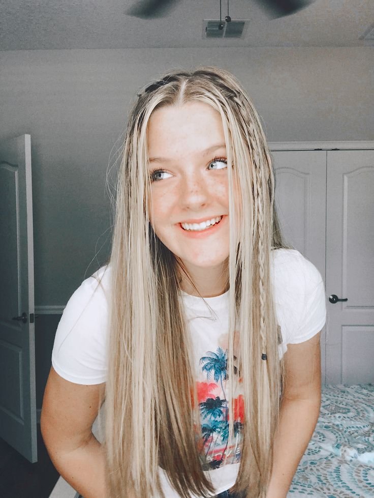 Small braid hairstyle
