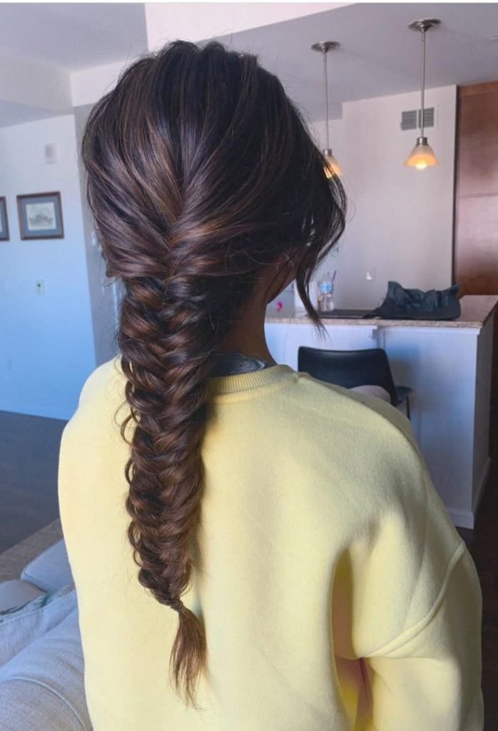 fishtaill hair style