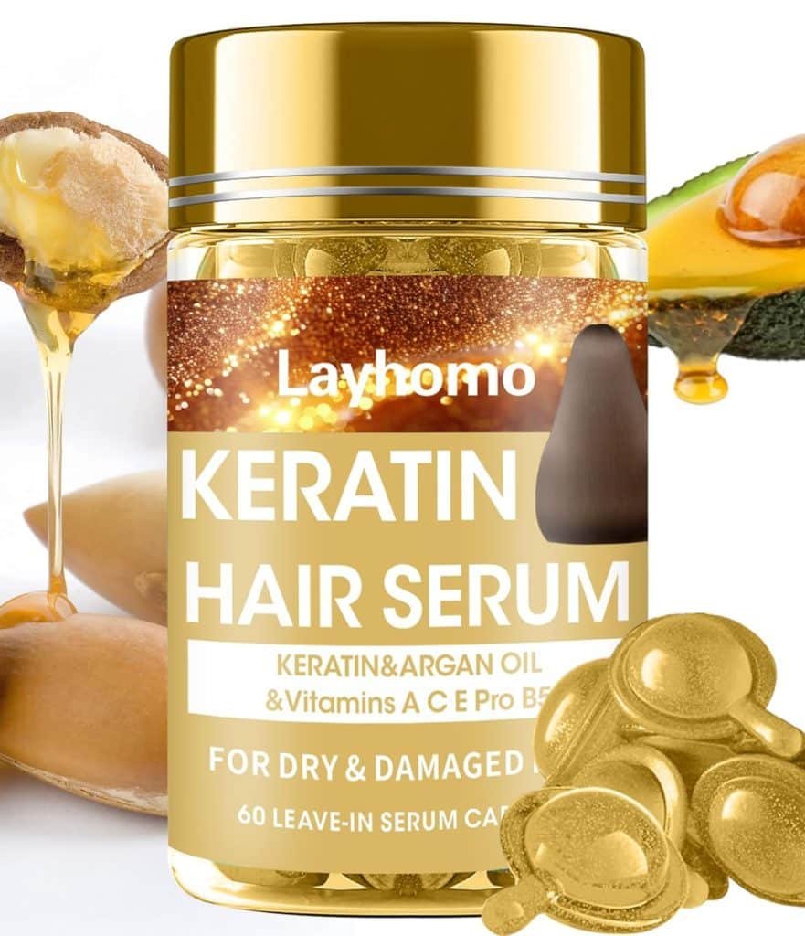 Keratin hair serum