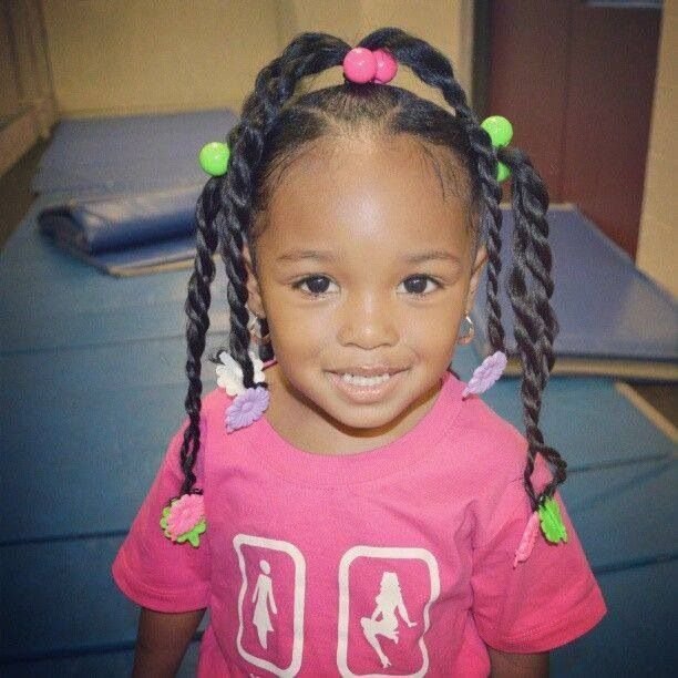 little twisted braids