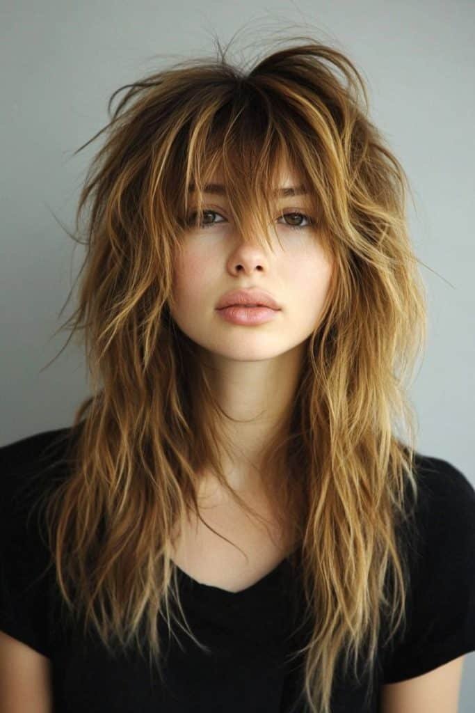 Wolf cut
