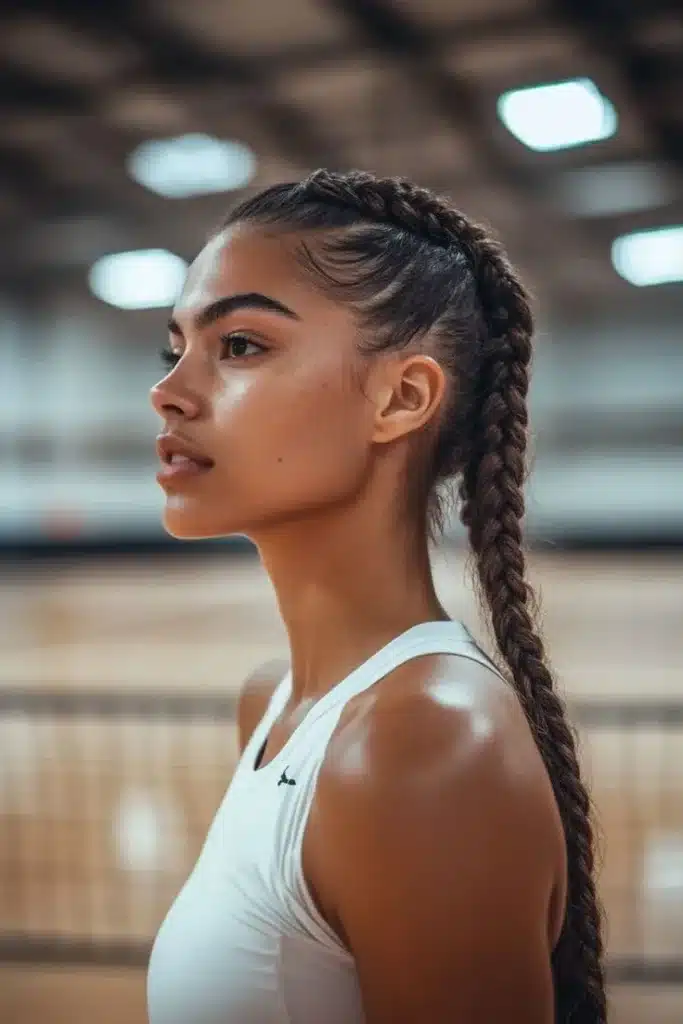 braided headbands hairstyle