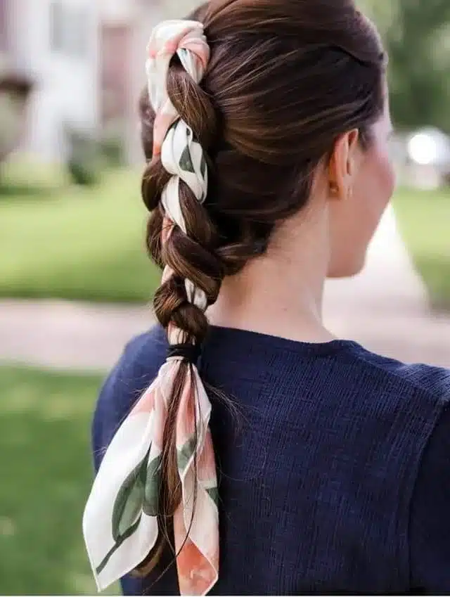scarf hairstyle